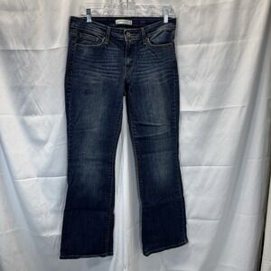 Levis Jeans Womens 10M Blue‎ Medium Wash Denim Bootcut Low Rise